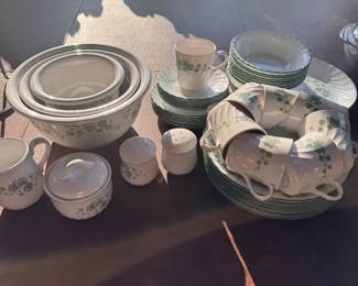 Correlle dishes 