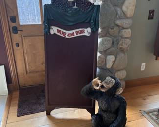 Wine and Dine board and Boozy Monkey 