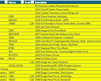 These three screenshots are a partial list of the incredible selection ! ! 