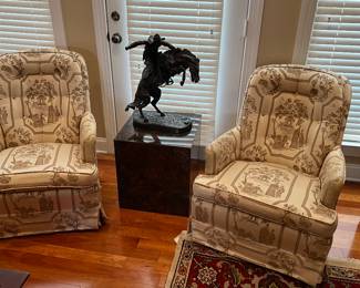 Pair of swivel rockers 