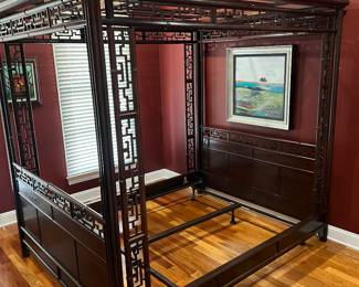 Queen size Asian bed