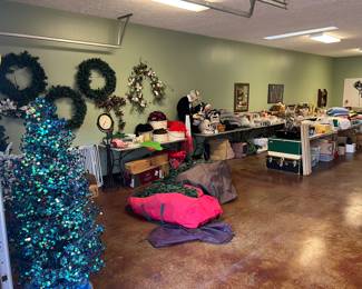 The LARGE garage is FULL