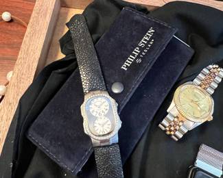 Several high end designer watches