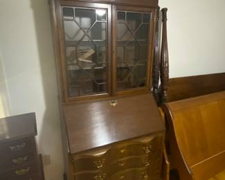 Another gorgeous secretary with lots of display space for your treasures! 