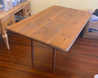 Antique drop side table 