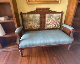 Antique loveseat 
