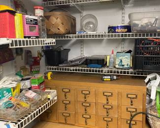 I might fight you for this card catalogue, but I’m willing to let the tools inside go