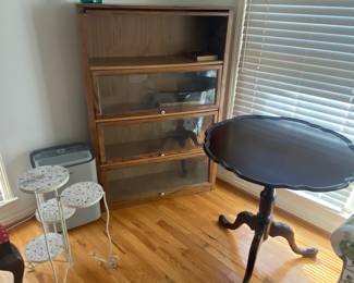 Barrister bookcases and cocktail table 