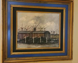 Illegibly Signed  Original Art. 