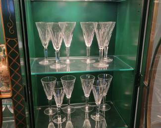 Waterford Stemware and Glassware in the Sheila Pattern.