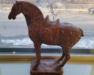 A Sancai Style Horse. 