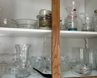 Vintage Clear Glassware
