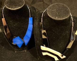 Vintage Bakelite Guillemette France Necklaces and Pendant Available.