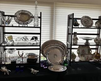 Incredible Selection of Sterling, Crystal and Porcelain Available.