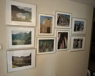 Beautifully Framed and Matted Professional Photographs. Just a Small Sample of the Available Photographic Art.