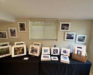 Our Studio is Complete with Varying Sizes of both Framed and Unframed, Black and White and Color Photographs.
