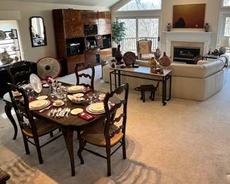 Fantastic Living Room Appointed with Beautiful Furnishings.