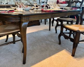 Vintage Youngstown Star Manufacturing Co. Dining Table with Two 16" Leaves., 60"W x 39"D x 29"H.