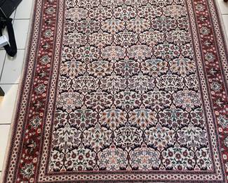 Beautiful Hand Made Hereke Area Rug, 7'8" x 4'10", Perfectly Sized for any Space.