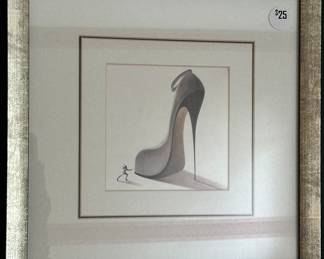 "Conquistador Ambizioso” Wonderfully Framed and Matted Signed" by Inna Panasenko, 15.5" x 15.5".