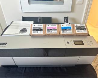 Epson Stylus Pro 3800 Wide Color Printer includes 8 Brand New Ink Cartridges.