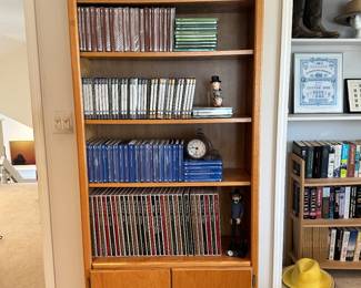 Great Educational Materials available and Oak Bookshelf.