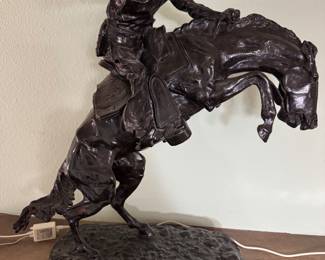 Large Bronze sculpture - Frederic Remington - certificate of authenticity available