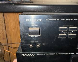 vintage Kenwood stereo components