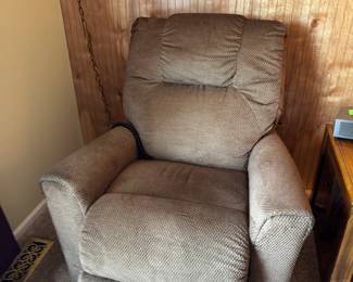 motorized recliner with massage and heat