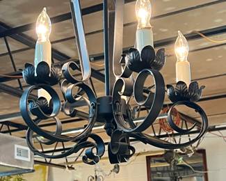 5 Arm Metal Chandelier