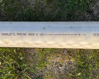 20’ long pieces of schedule 40 pvc pipes. Multiple pieces available.