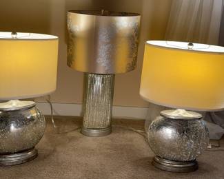 Set Of Three Table Lamps