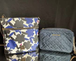 Dooney Bourke Flora Crossbody And Michael Kors Quilted Crossbody