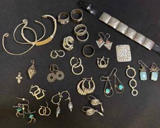 Silver Tone Costume Jewelry