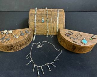 Sterling And Stone Earrings Bracelets And Pendants