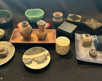 Trinket Boxes And Minature Vases