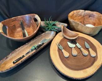 Charcuterie Boards and Wood Bowls