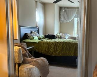 Silver Painted Full Length Mirror