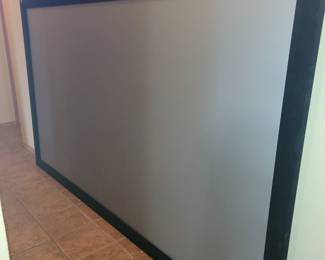 Large projector screen