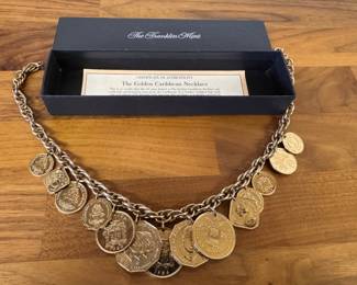 The Golden Caribbean Coin Charm Necklace