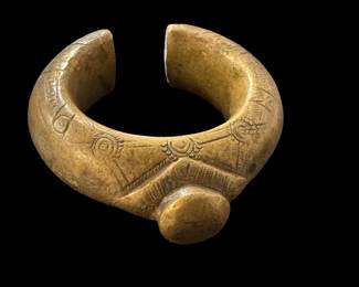African Bronze Manilla Currency Bracelet