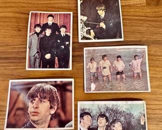 The Beatles 1960’s Topps Color Cards 