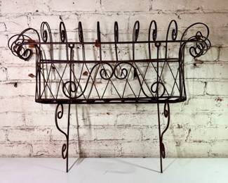 Antique Metal Planter 