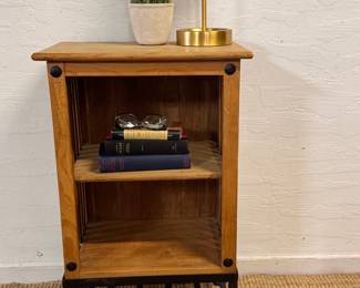 Wood and Metal Side Table