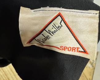 Vintage Nicole Miller Sport Black Jacket