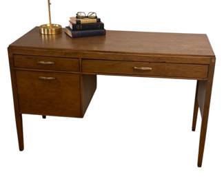 Mid Century Wood Desk 