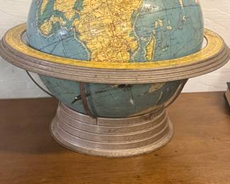 Vintage Cram’s Globe on Metal Stand
