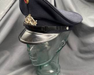 West German Firemans Visor Cap
