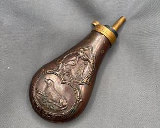 Antique Black Powder Flask