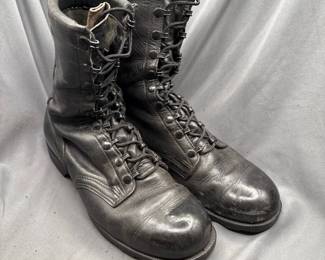 Military Combat Boots, Size 10 1/2